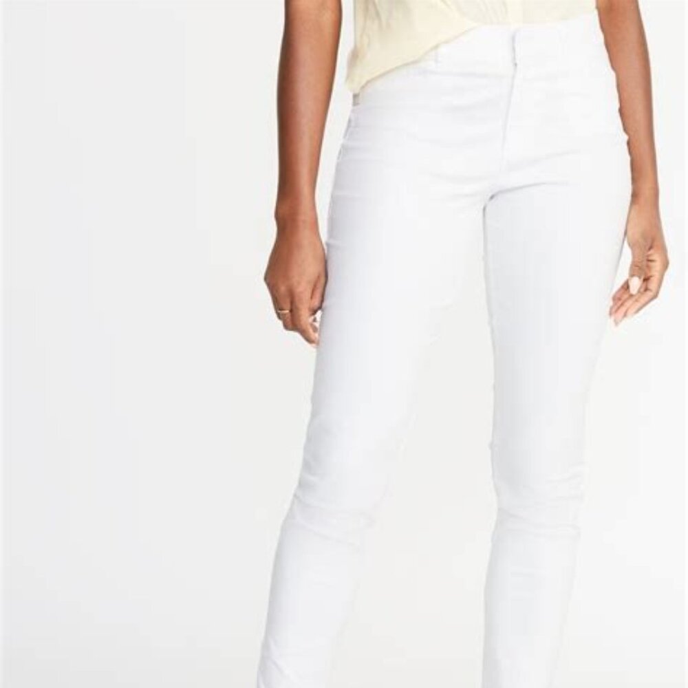 Old Navy Pixie Pant skinny fit size 2 white